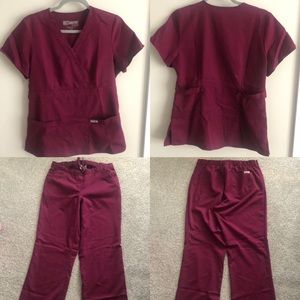 Grey’s Anatomy Top and Bottom Scrub Set